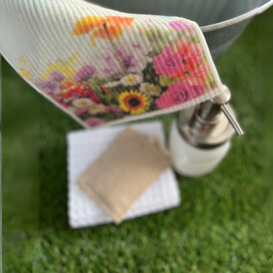 Swedish Dishcloth Flowers BUY 3 Get 1 & FREE shipping