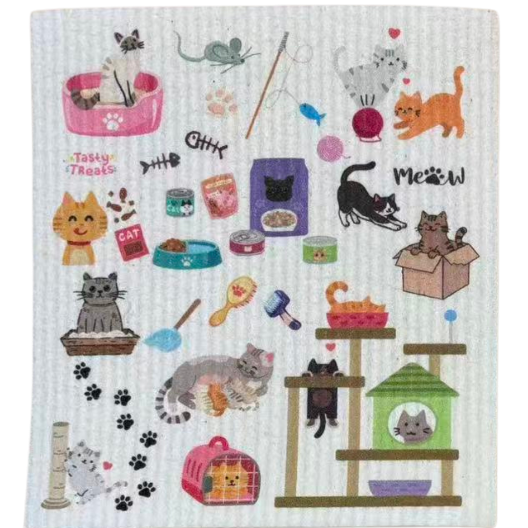 Swedish Dishcloth Canine & Feline Friends BUNDLE & SAVE | 6 for $30