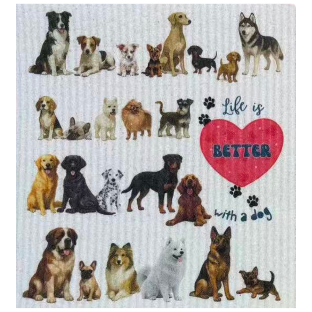 Swedish Dishcloth Canine & Feline Friends BUNDLE & SAVE | 6 for $30