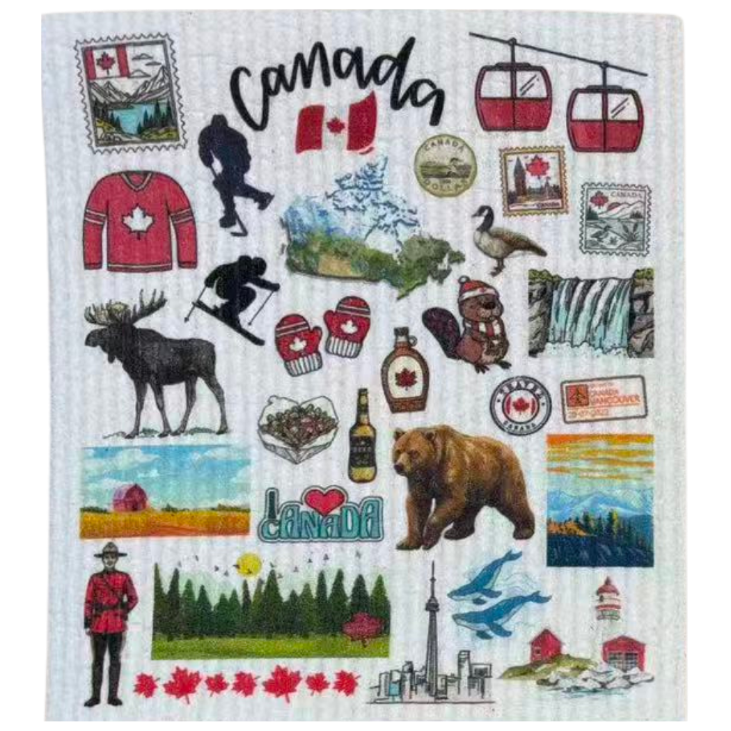 Swedish Dishcloth Travel | Destinations BUNDLE & SAVE | 6 for $30