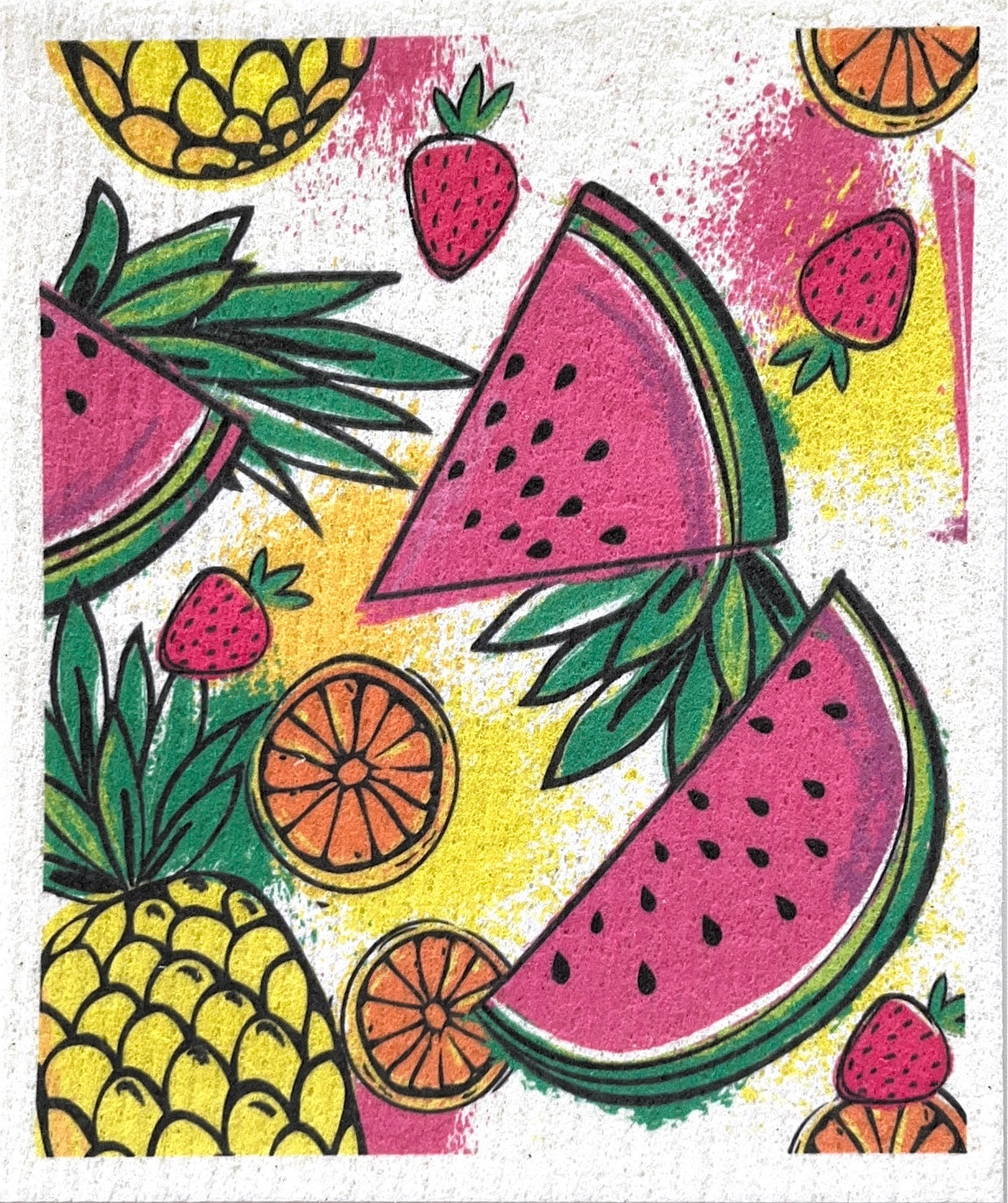 Swedish Dishcloth Fruit & Veggies BUY 3 Get 1 & FREE shipping