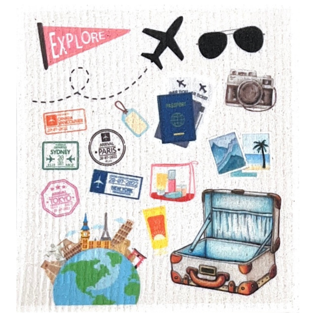 Swedish Dishcloth Travel | Destinations BUY 3 Get 1 & FREE shipping