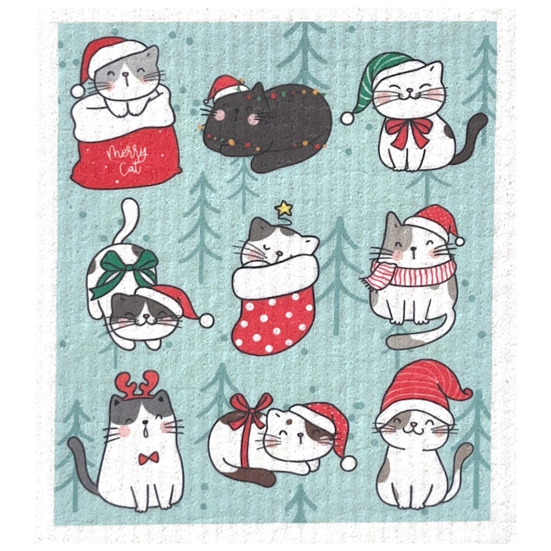 Swedish Dishcloth Holiday & Christmas BUY 3 Get 1 & FREE shipping