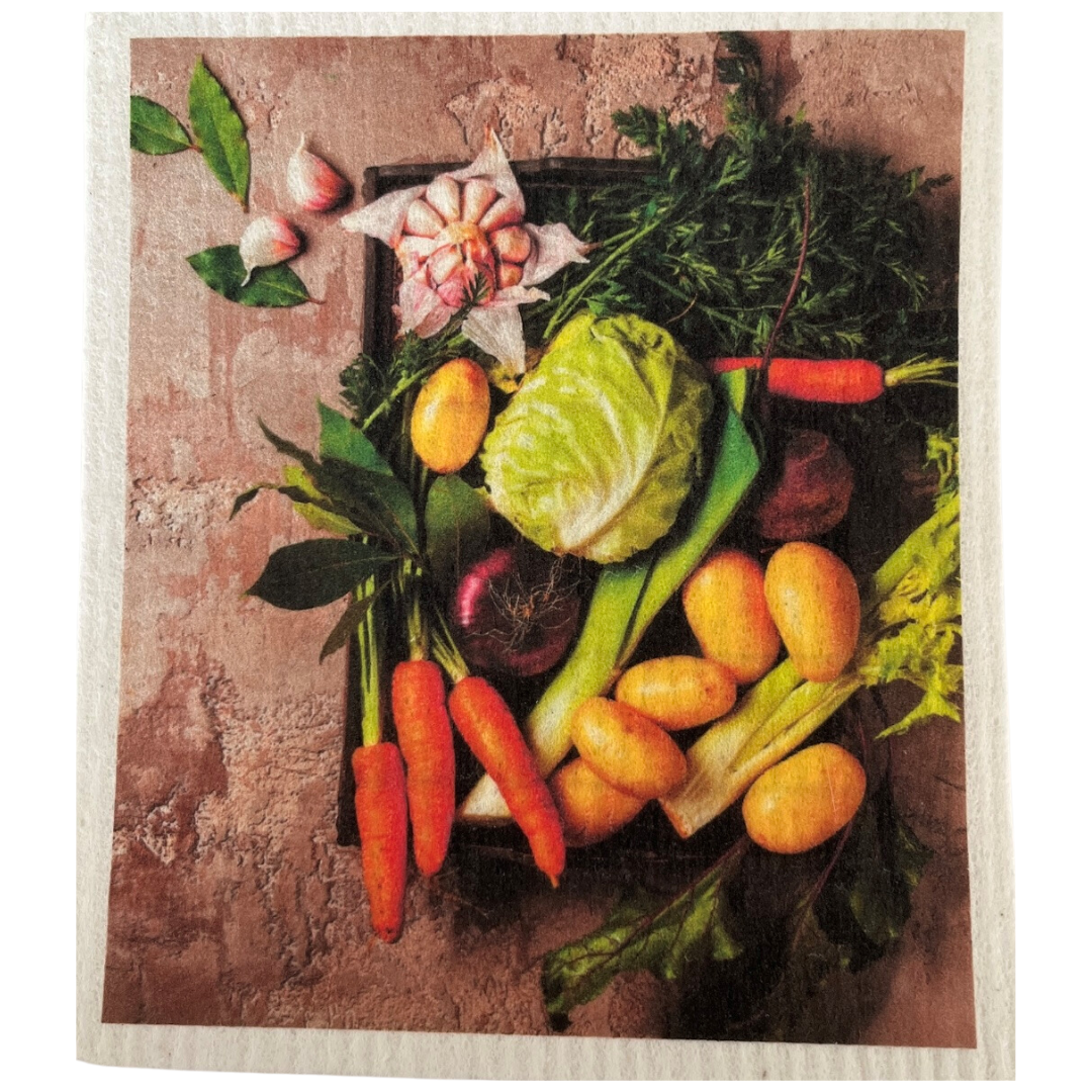 Swedish Dishcloth Fruit & Veggies BUY 3 Get 1 & FREE shipping