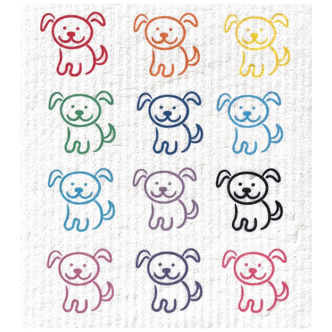 Swedish Dishcloth Canine & Feline Friends BUY 3 Get 1 & FREE shipping