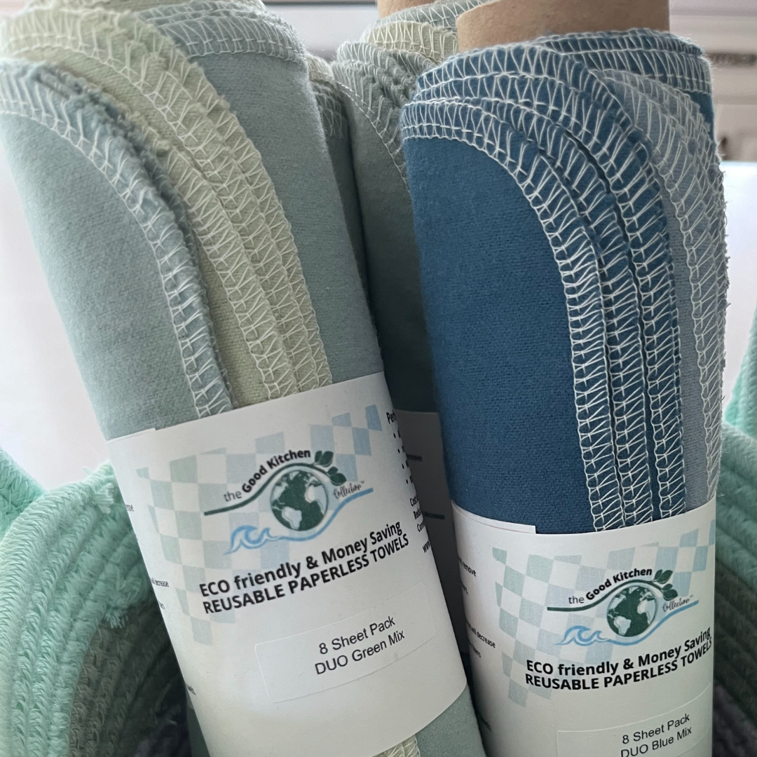 Paperless Reusable Towel Duo-Color 8 Sheet Starter Pack $20 each or buy 2/$30