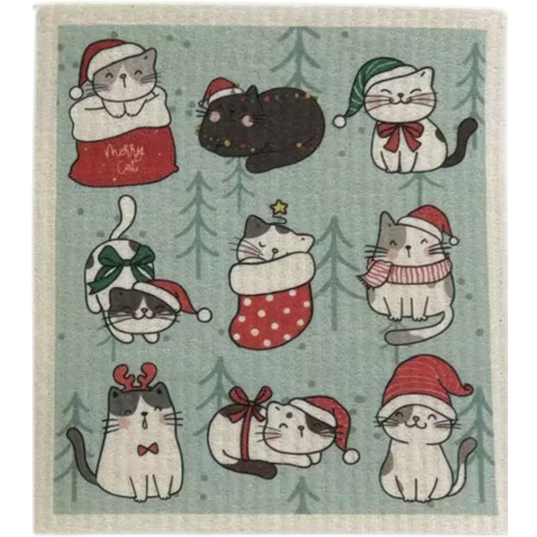 Swedish Dishcloth Holiday & Christmas BUY 3 Get 1 & FREE shipping